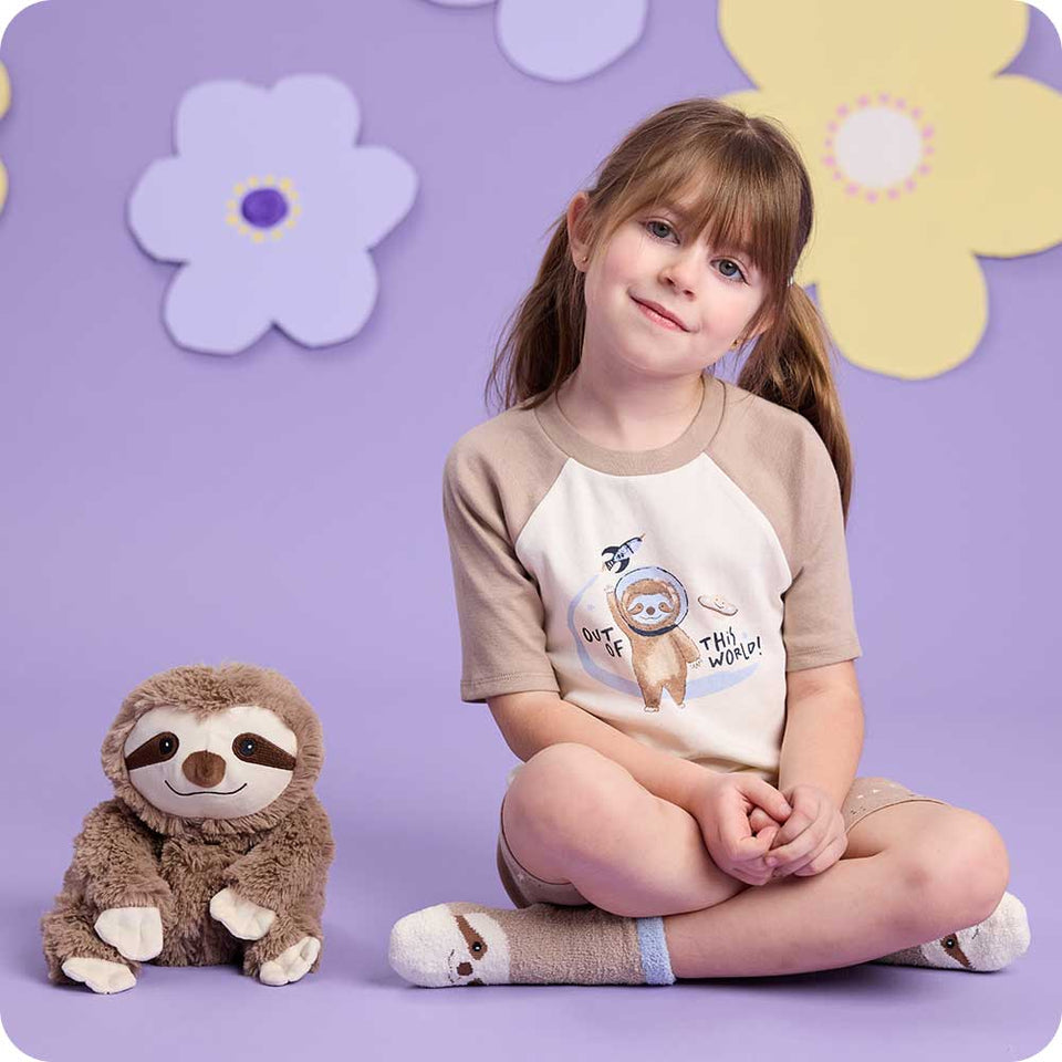 Sloth Shorties Pajamas - Gentle Bedtime Comfort