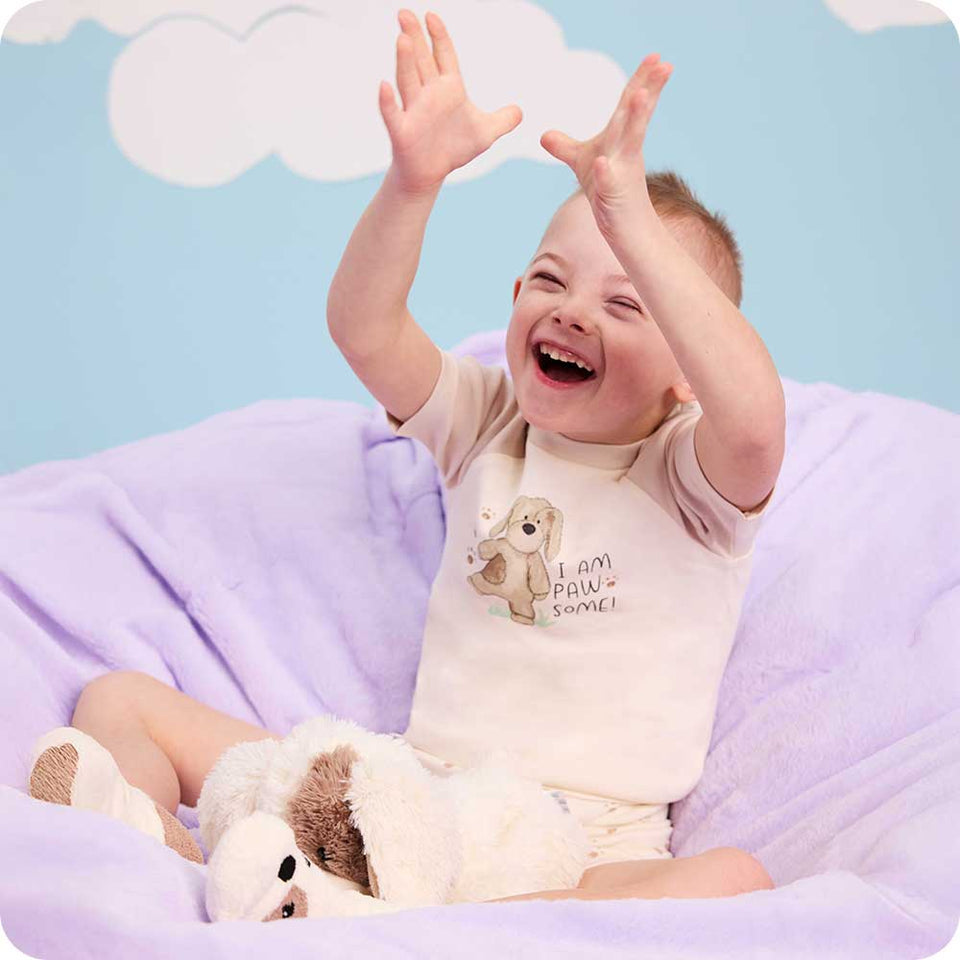 Puppy Shorties Pajamas - Cozy Night Style