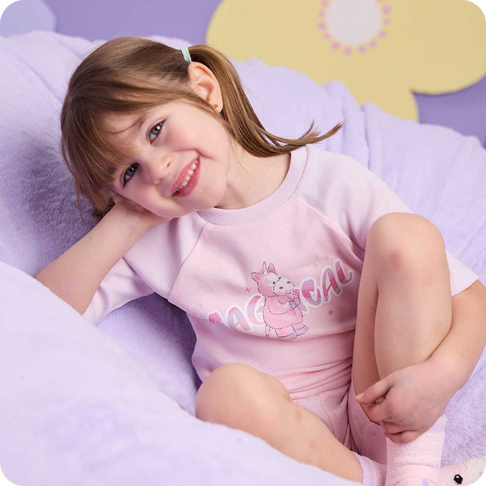Unicorn Shorties Pajamas - Cozy Night Style