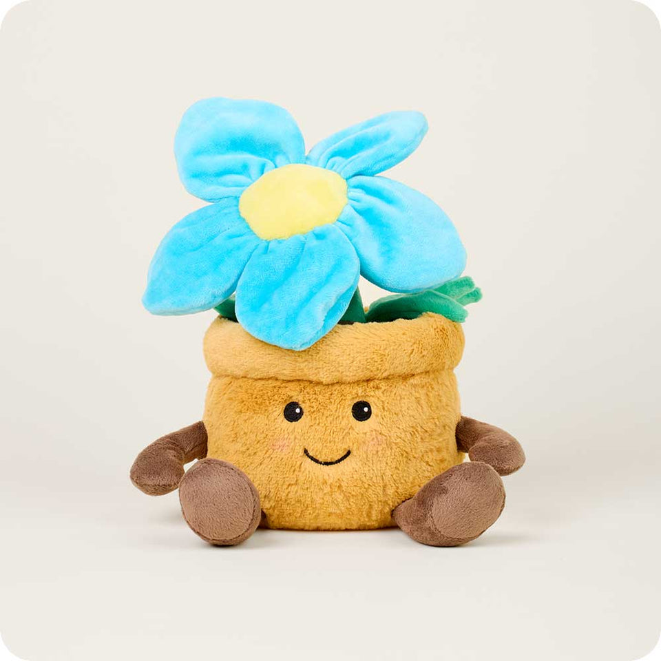 Blue Flower Pot Warmies - Comfort Made Simple