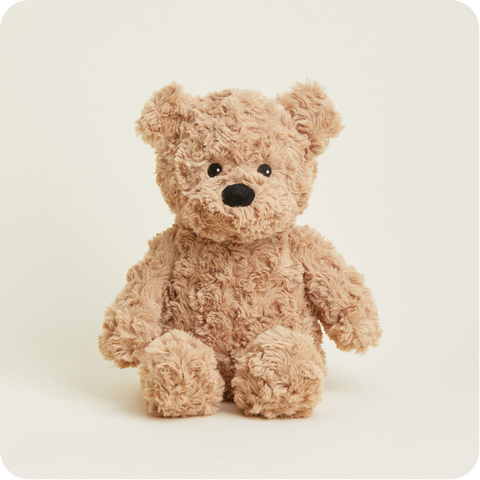 Brown Curly Bear Warmies - Daily Comfort Pick
