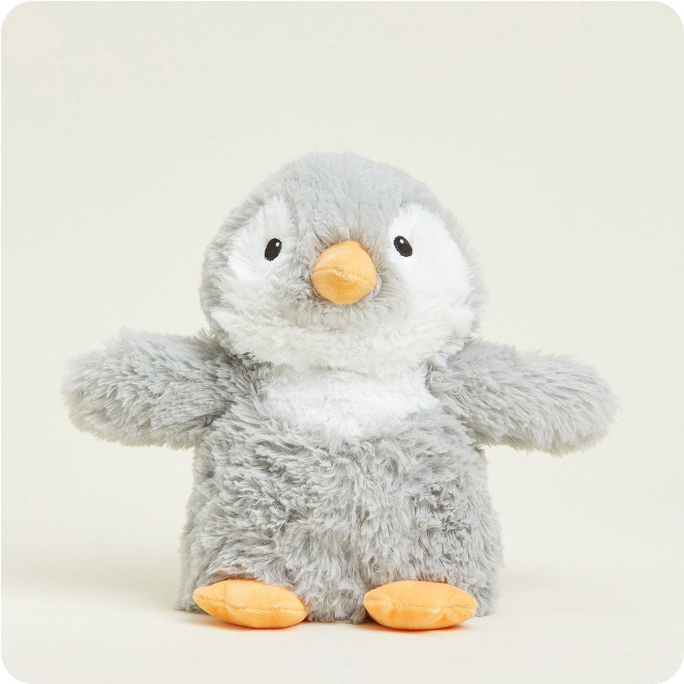 Gray Penguin Warmies - Soft Cuddle Favorite