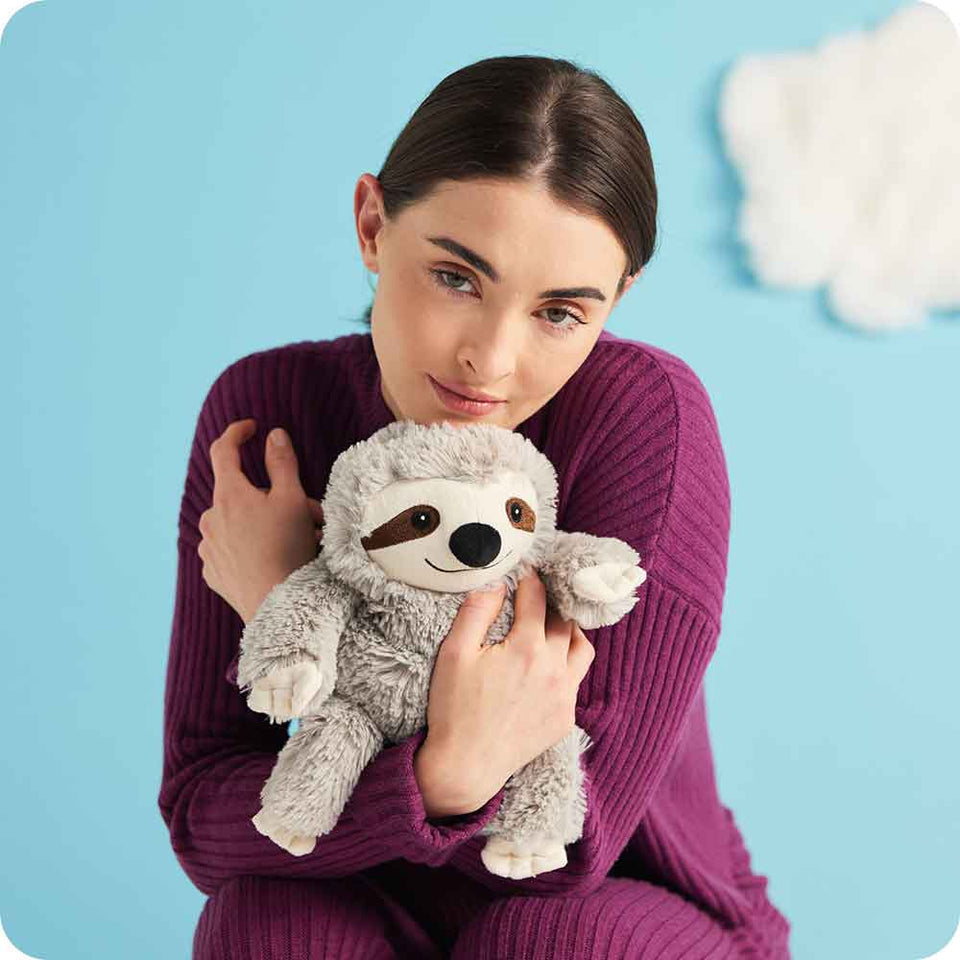 Gray Sloth Warmies - Warm Gift Favorite