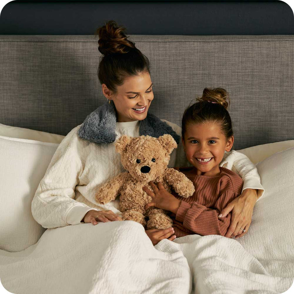 Brown Curly Bear Warmies - Daily Comfort Pick