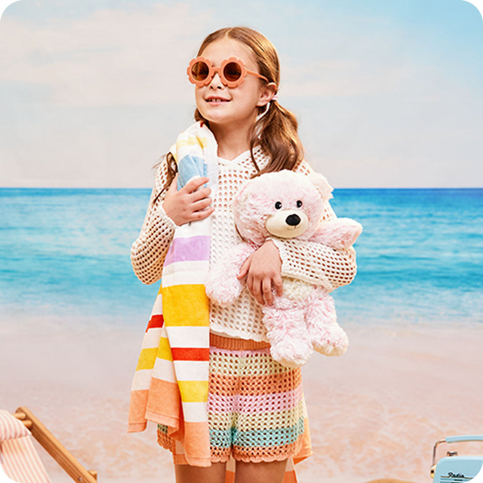 Pink Marshmallow Bear Warmies - Warm Comfort Essential